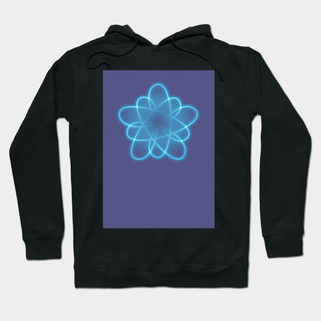 BLUE ATOM Hoodie by Julie Vaux